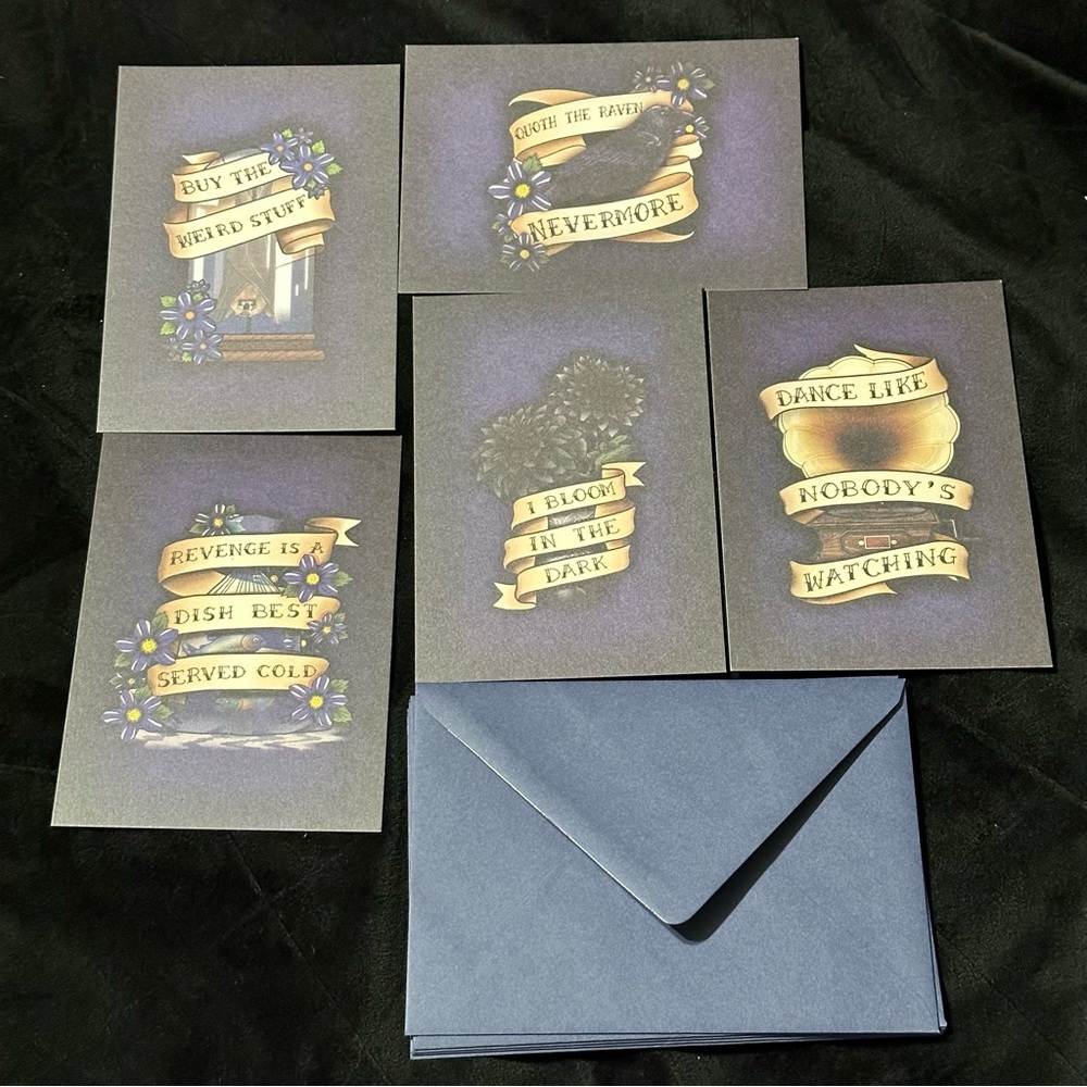 The Gothic Stationary Company Dark Academia Set - Picture 9 of 15